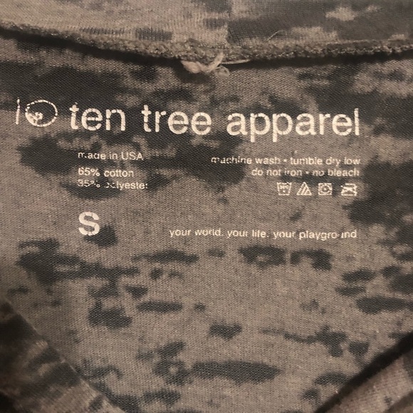 TEN TREE Long Sleeve Tee Popover Hoodie - Picture 5 of 5